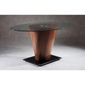TABLE A MANGER AVEC OU SANS CHAISE - RALLONGE Table à  manger Lise Noyer/Verre