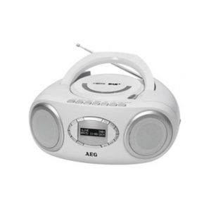 AEG SR 4370WH DAB Boombox Dab+ / CD / USB - Blanc