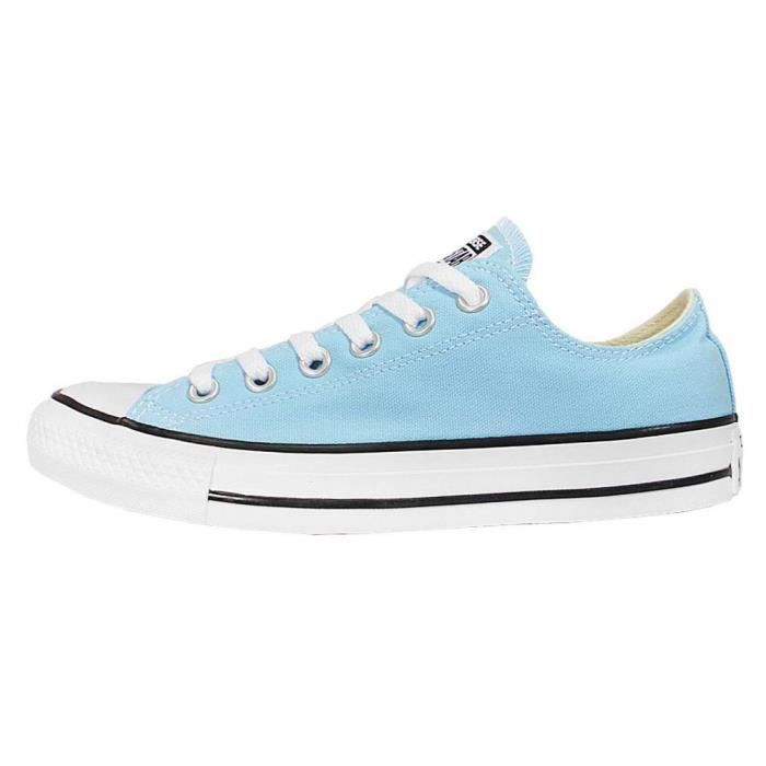 converse bleu electrique basse