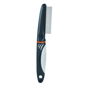 TRIXIE Peigne anti-puces et poussi?re 21 cm pour chien