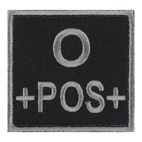Ecusson de Groupe Sanguin O+ O Positif Noir 5x5... Achat / Vente badges pin
