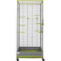 NICHOIR - VOLIÈRE Volière Carla verte grise zolux 151x66x54cm cage NICHOIR - VOLIÈRE Volière Carla verte grise zolux 151x66x54cm cage