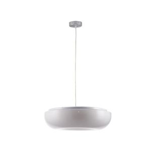 Lustre - suspension Pop art - Longueur réglable max 110 cm - ?120 cm en métal blanc et pvc