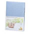 DRAP HOUSSE MATELAS Drap housse bleu ciel de berceau de 70x39 à 90x55