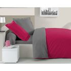 PARURE DE COUETTE CASATXU Parure Housse 220x240cm + 2 Taies FUSCHIA/
