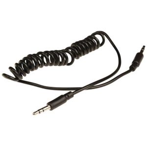 VALUELINE VLAP22010B10 Câble audio stéréo 3,5 mm mâle - 3,5 mm mâle 1.00 m Noir