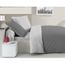 PARURE DE COUETTE CASATXU Parure Housse 220x240cm + 2 taies GRIS FON