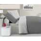 PARURE DE COUETTE CASATXU Parure Housse 220x240cm + 2 taies GRIS FON