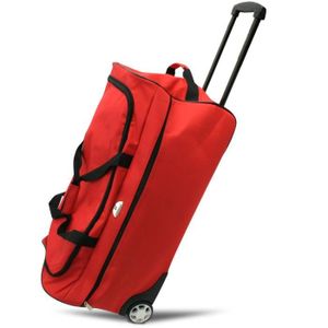 KINSTON Sac de Voyage Souple 2 Roues 71 cm Rouge
