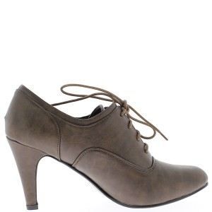 richelieu femme camel