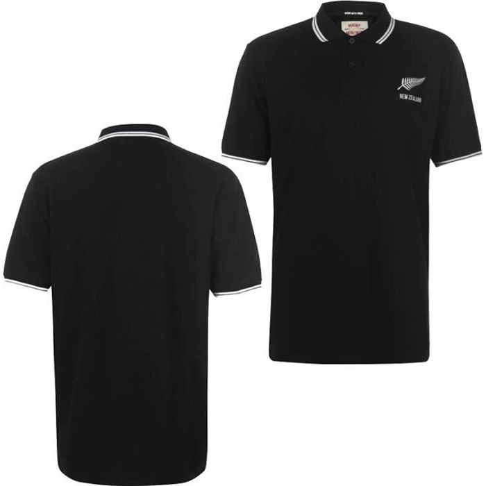 Polo Rugby All Blacks Homme New Zealand Collection 2015 Coupe Du Monde