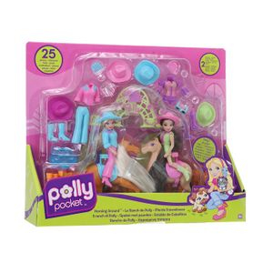 Le ranch de Polly Pocket - 2 poupées 2 chevaux