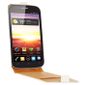 HOUSSE-COQUE TELEPHONE SWISSCHARGER Etui Wiko Cink King Cuir Blanc