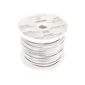 CABLES CABLE HAUT-PARLEUR - BLANC - 2 x 1.00mm² - 100m