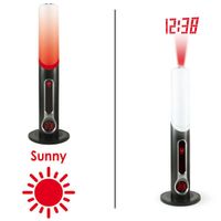 STATION METEO - BAROMETRE LAMPE 30 LED STATION METEO CHANGE DE COULEUR