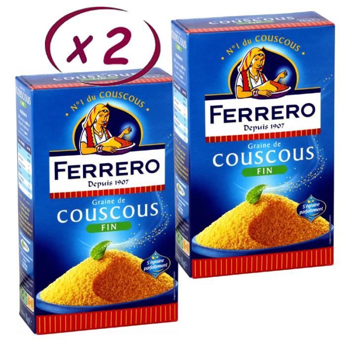 Ferrero Couscous x2 Achat / Vente semoule couscous Ferrero Couscous