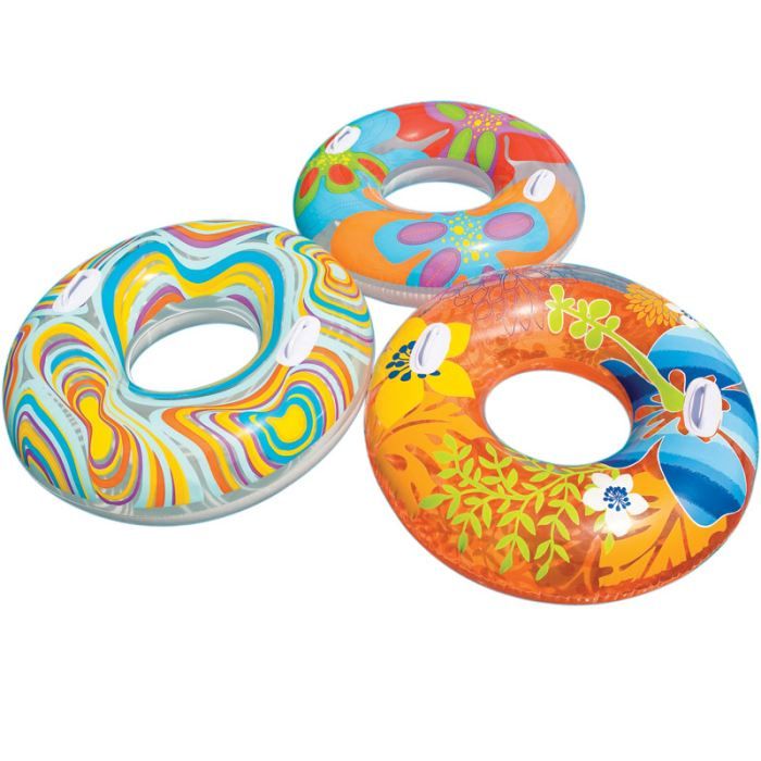 Bouée De Sûreté Gonflable ABYSSTAR - Diamètre 38cm PVC | Signalisation Plongée Et Sécurité