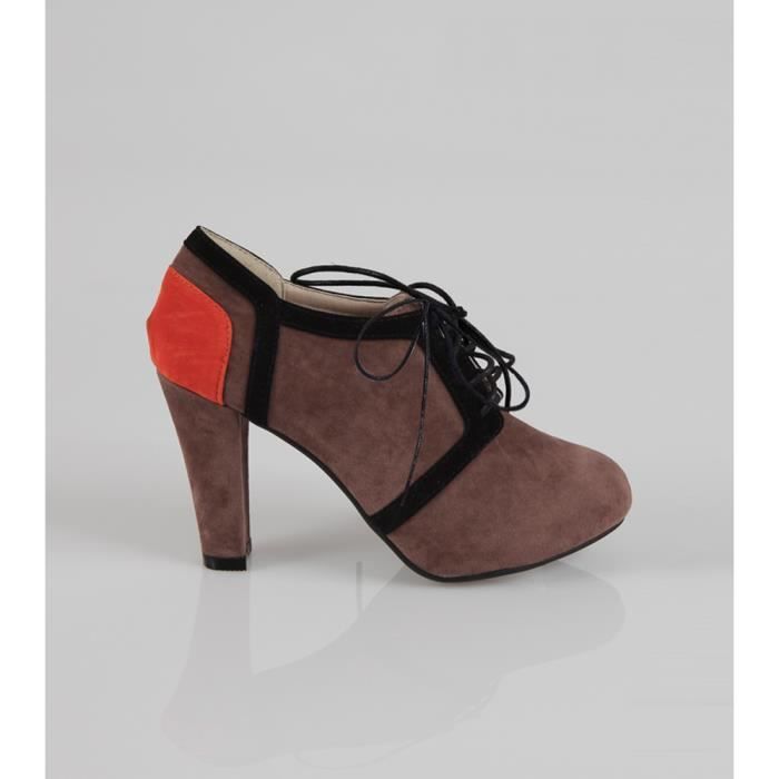 derby à talon femme