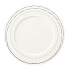 ASSIETTE - SERVICE  Assiette plate ronde A table Liseré argent Ø 28 cm