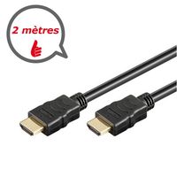 CABLES & CONNECTIQUES Elypse HDMI A Mâle 19 broches 2 mètres