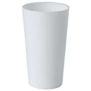GELCO Gobelet ? dents Cooper en polypropyl?ne blanc