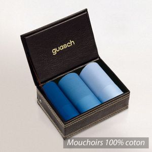 mouchoirs tissu homme Verona Bleu 43x43cm Achat / Vente mouchoirs