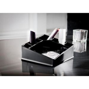 COMPACTOR Organisateur de maquillage - 14x14x7,2cm - Noir