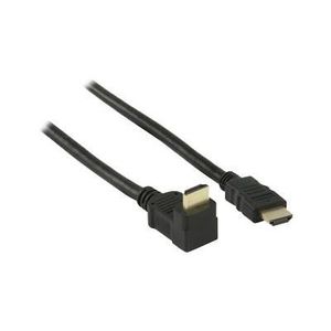 VALUELINE VGVP34200B15 Câble HDMI angel 90 avec Ethernet haute vitesse 1.50 m - Noir