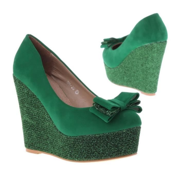 chaussure ete compensee femme