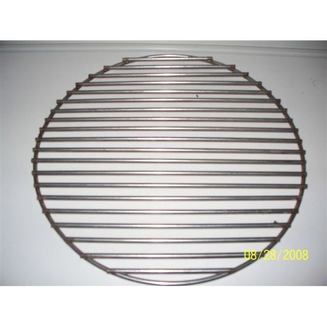 grille barbecue ronde en acier inox diamètre 31cm Achat / Vente