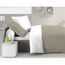 PARURE DE COUETTE CASATXU Parure Housse 220x240cm + 2 Taies BEIGE/BL