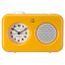 REVEIL SANS RADIO Réveil mémo orange