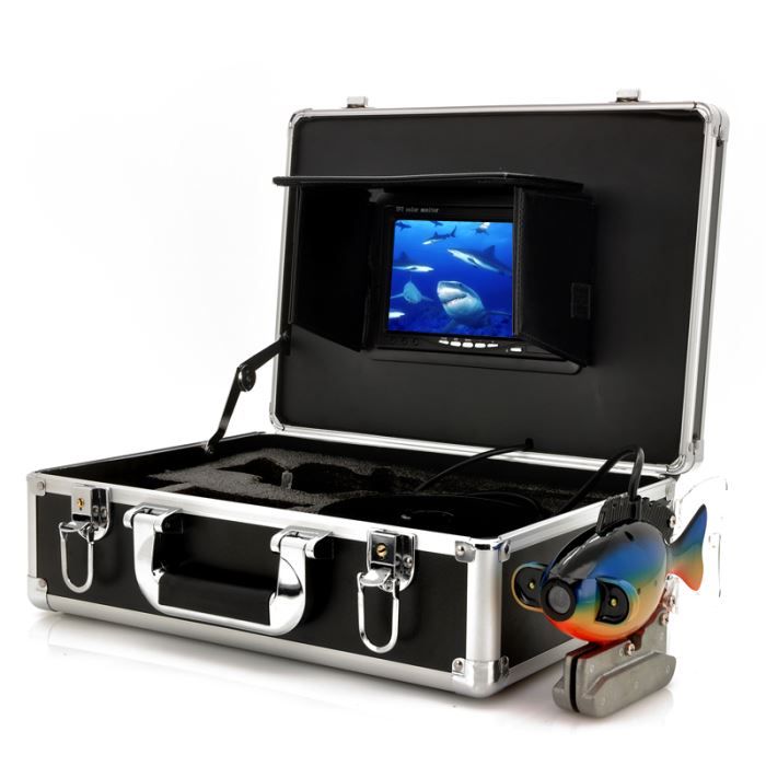 Kit caméra sous marine pour la pêche, moniteur 7, 20m de câble De