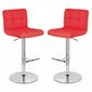TABOURET TABOURET DE BAR ROUGE X2 MUSTANG