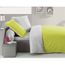 PARURE DE COUETTE CASATXU Parure Housse 240x260cm + 2 Taies ANIS/GRI