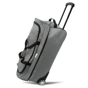 KINSTON Sac de Voyage Souple 2 Roues 71 cm Gris