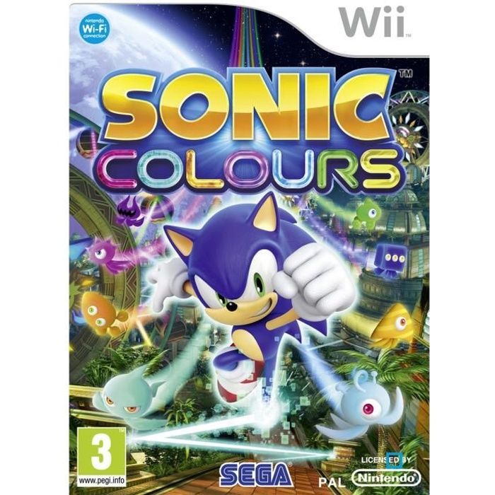 SONIC COLOURS / Jeu console Wii. Achat / Vente jeux wii SONIC COLOURS