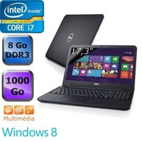 Ordinateur Portable DELLINSPIRON173721NOIRINTEL CORE I7 3517U 1.9GHZ 8GO 1TO WIN8