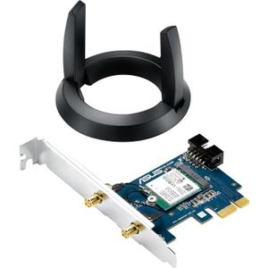 ASUS Adaptateur réseau PCE-AC55BT - PCIe faible encombrement - 802.11b, 802.11a, 802.11g, 802.11n