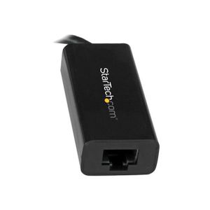 STARTECH Adaptateur réseau USB-C vers Gigabit Ethernet - Convertisseur USB Type-C vers RJ45 - M/F - USB 3.1 (5 Gb/s) -Noir