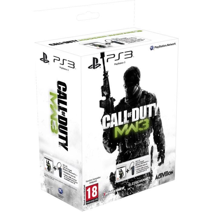 Contient le pack Oreillette sans fil PS3 + Call of Duty  Modern