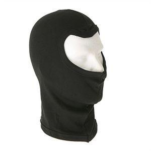 Cagoule Moto en Coton Noire