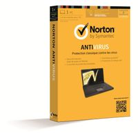 Norton Antivirus 2013 1an - 1 Poste