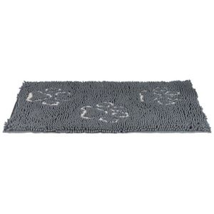TRIXIE Tapis absorbant anti-saletés et rembourré - 80x55 cm - Gris - Pour chien