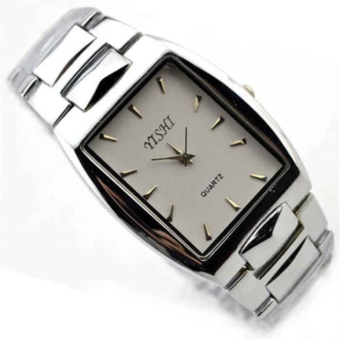 Montre De Poche Vintage - Acier Bronze - Chaîne Incluse - Cadeau Rétro Homme