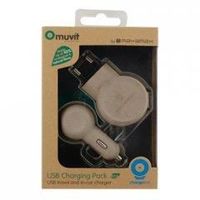 ACCESSOIRES TELEPHONIE Pack duo chargeurs secteur et allume cigare