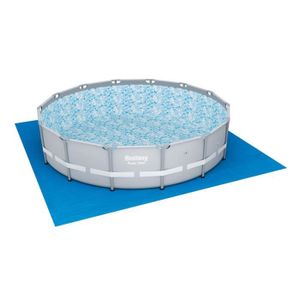 BESTWAY Kit Piscine tubulaire ronde Power Steel Frame Pool 427x107 avec filtre ? cartouche