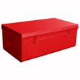 COFFRE - MALLE Malle PIERRE HENRY Habitat rouge 90x50x37cm