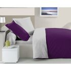 PARURE DE COUETTE CASATXU Parure Housse 240x260cm + 2 Taies VIOLET/G