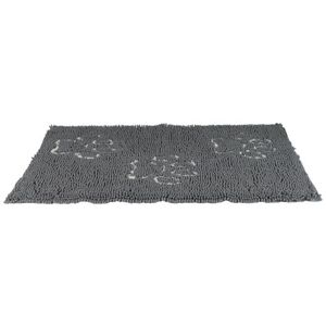 TRIXIE Tapis absorbant anti-saletés et rembourré - 120x60 cm - Gris - Pour chien